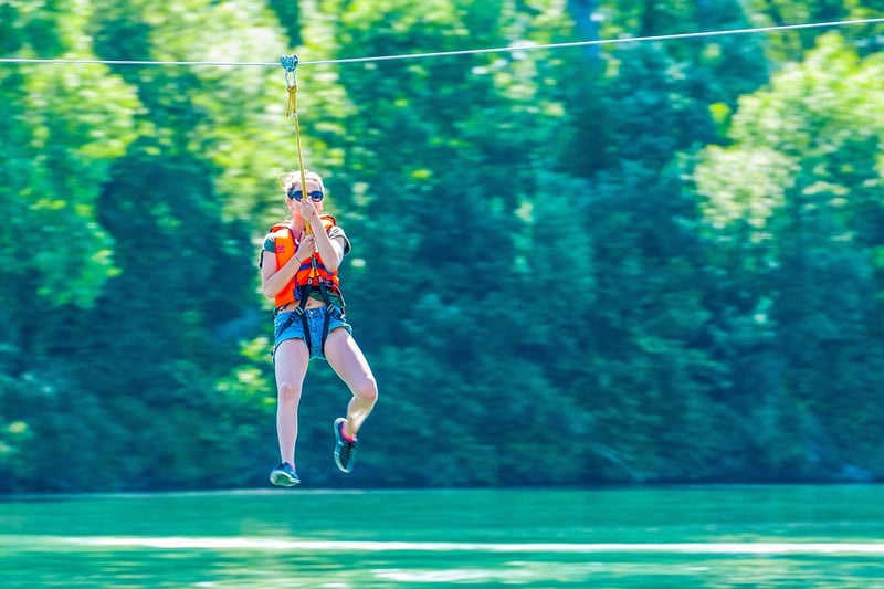 Zip Lining in Amazon
